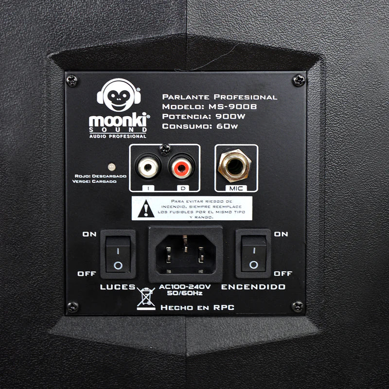 Parlante MOONKI MAUI MS-900B 60W Parlante MOONKI MAUI MS-900B 60W